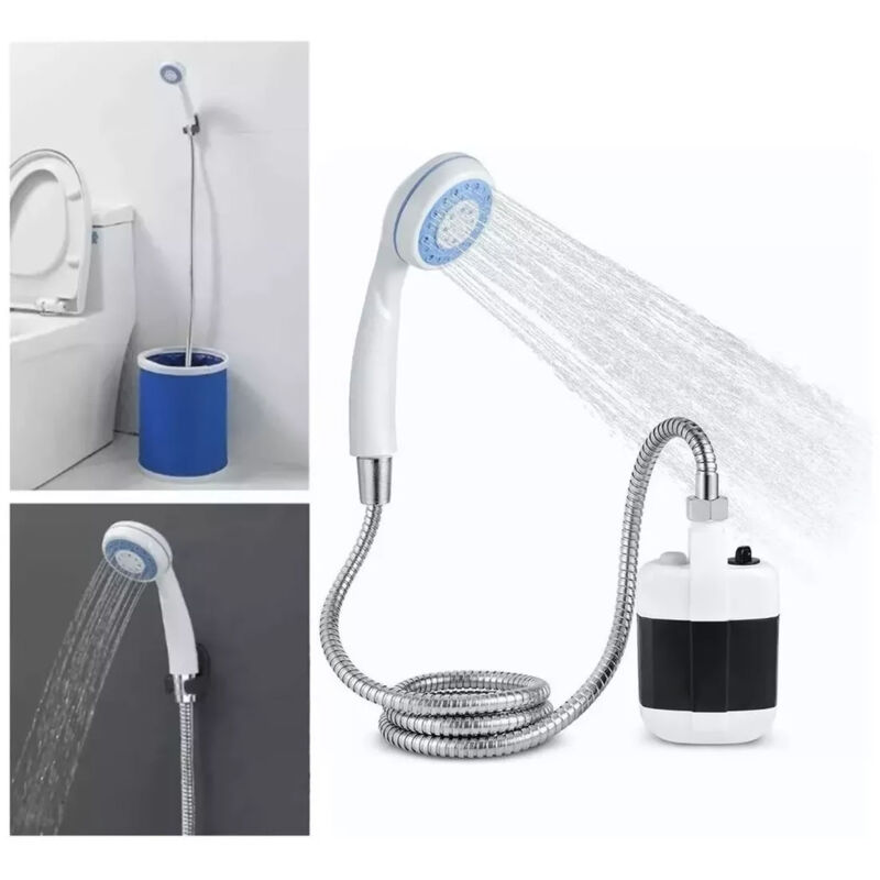 Ducha PORTATIL: Máxima Potencia para Camping, Hogar y Mascotas ¡OFERTA DE VERANO! 50% DE DSCTO