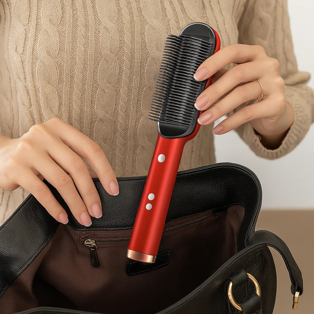 ✨CEPILLO ALISADOR PROFESIONAL 3 EN 1® - OFERTA EXCLUSIVA 🔥 Cabello Liso, Suave y Perfecto en Minutos✨