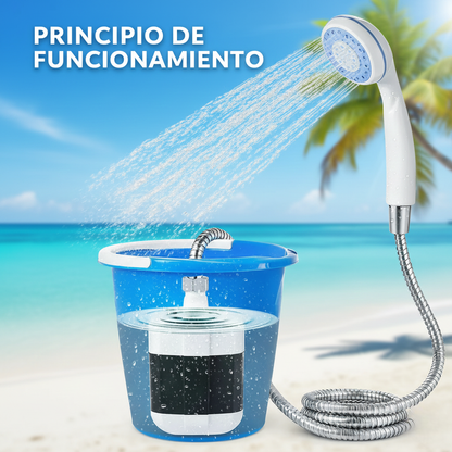 Ducha PORTATIL: Máxima Potencia para Camping, Hogar y Mascotas ¡OFERTA DE VERANO! 50% DE DSCTO