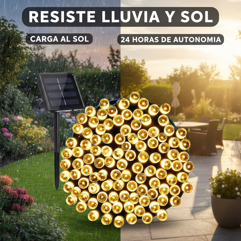 ILUMINA SIN LÍMITES:💡LED ULTRA-BRILLANTES / 50 MTS DE BRILLO CONTINUO OFERTA EXCLUSIVA