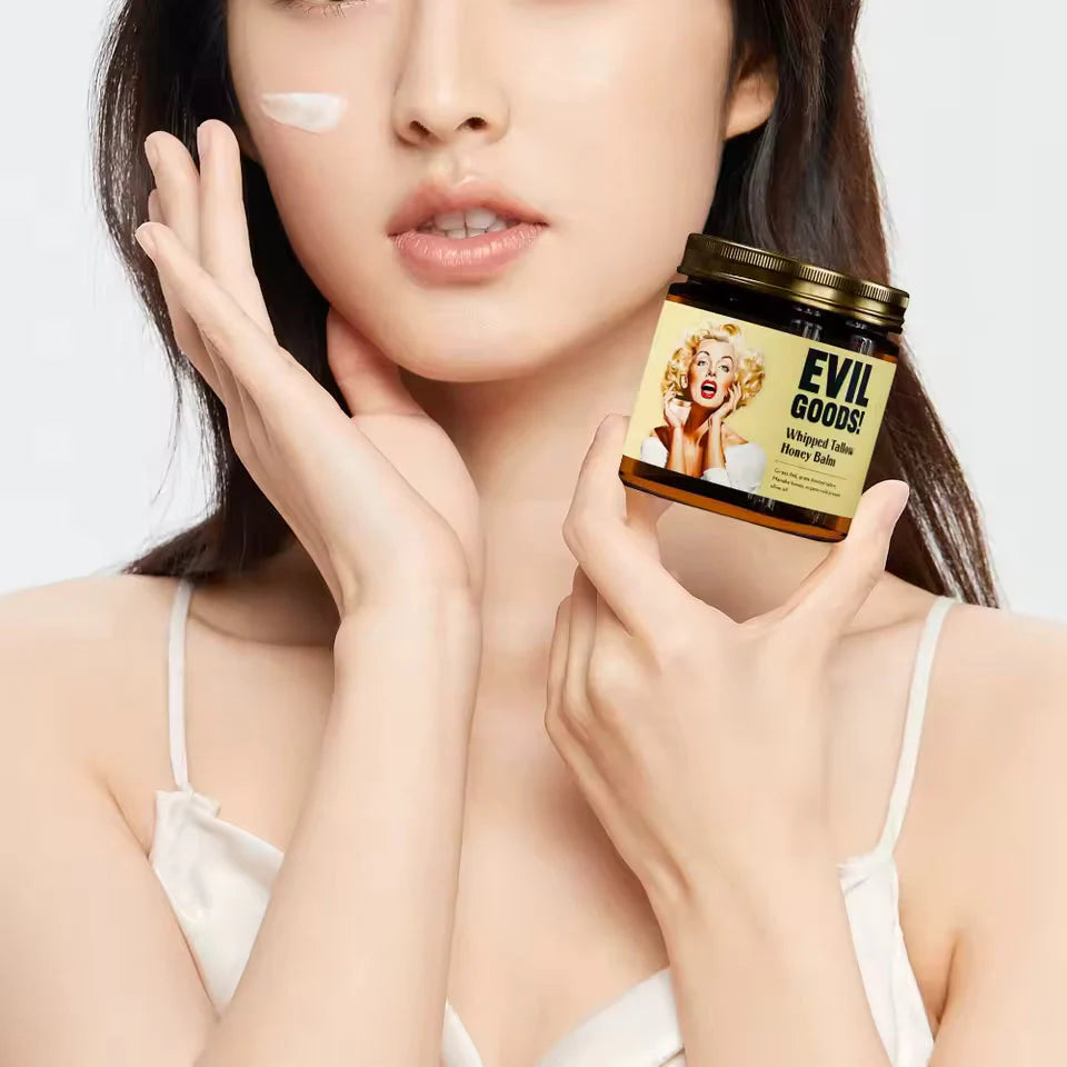 ✨🍯Crema Facial Natural Evil Goods con Sebo y Miel – Skincare orgánico libre de tóxicos 🌿